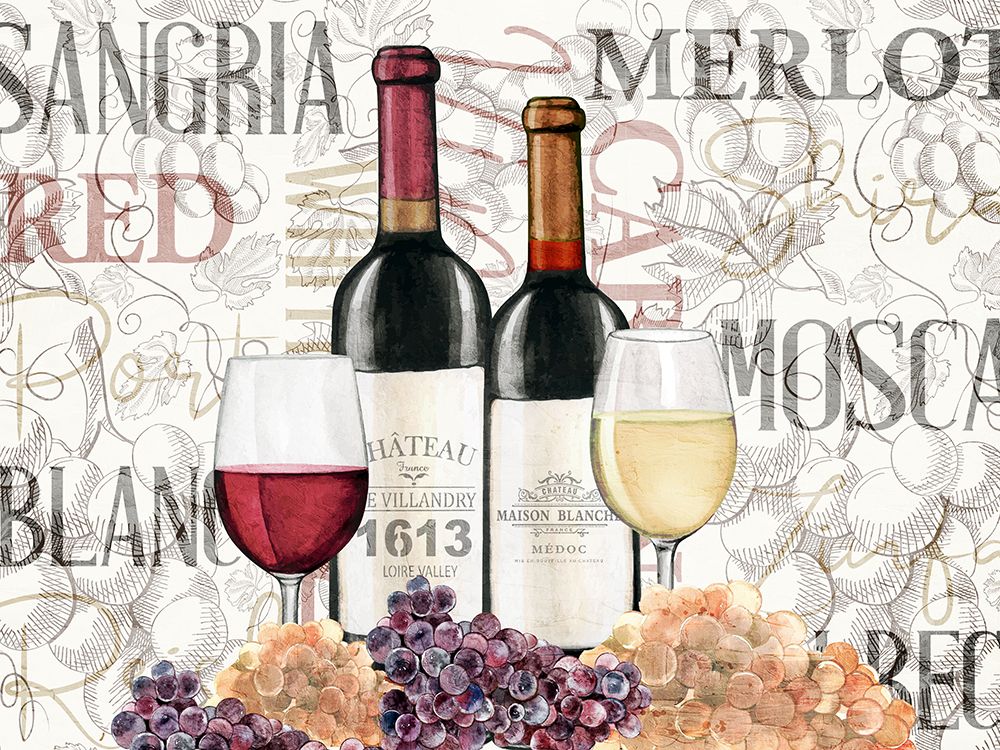 Vino 3 art print by Kimberly Allen for $57.95 CAD