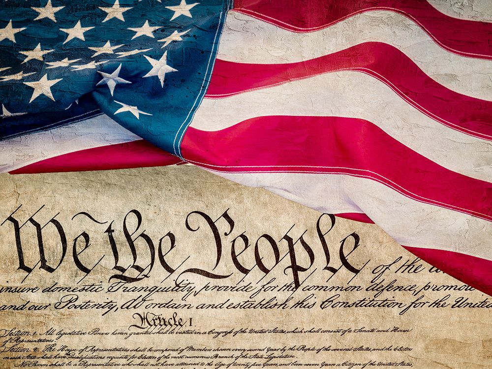 We The People Flag V2 art print by Kimberly Allen for $57.95 CAD