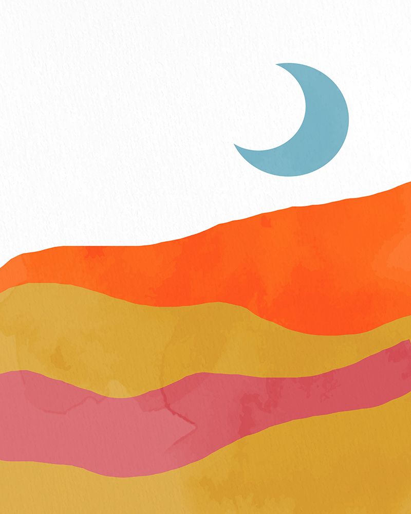 Sun And Moon Landscape 2 art print by Kimberly Allen for $57.95 CAD