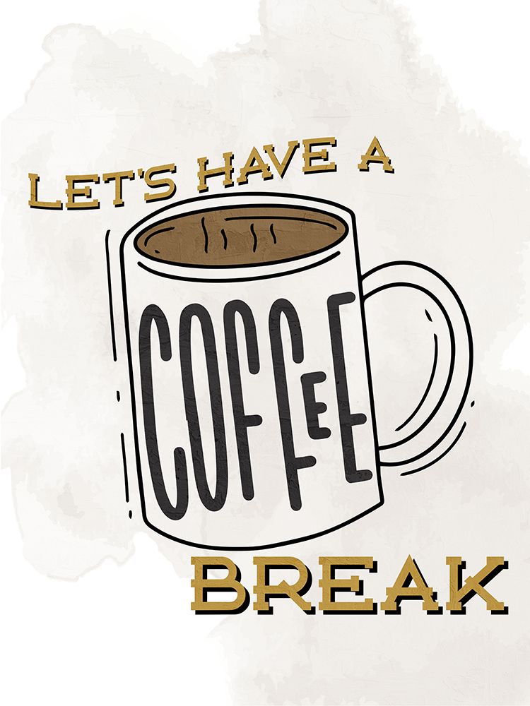 Coffee Break 1 art print by Kimberly Allen for $57.95 CAD