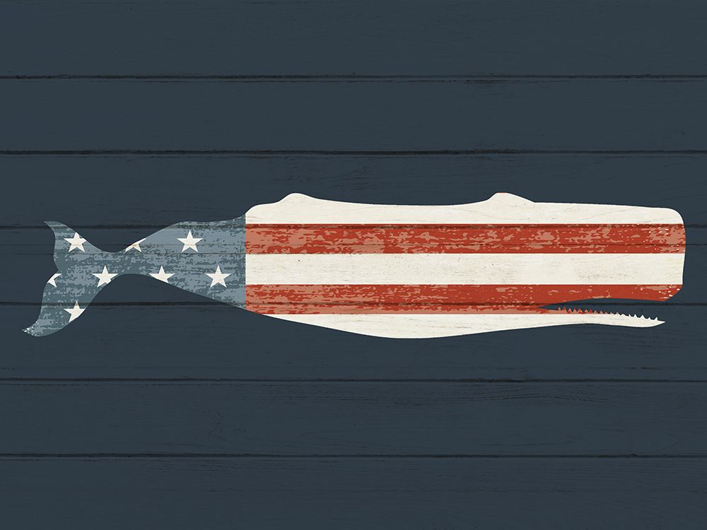 American Whale 1 art print by Kimberly Allen for $57.95 CAD