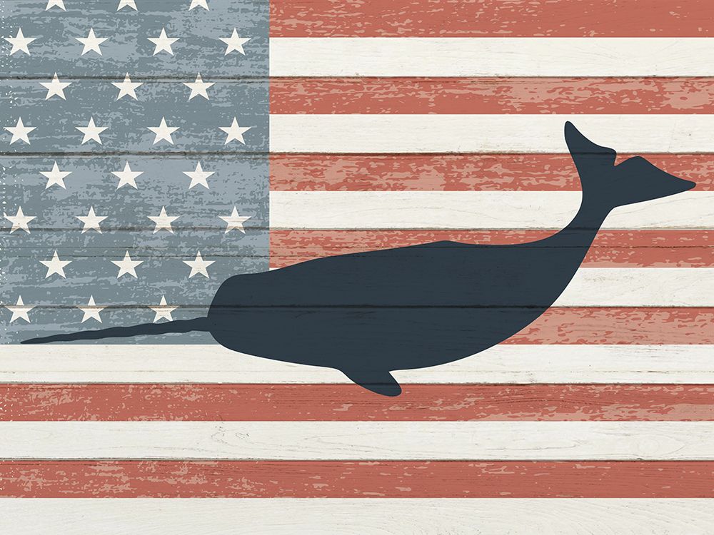 American Whale 2 art print by Kimberly Allen for $57.95 CAD