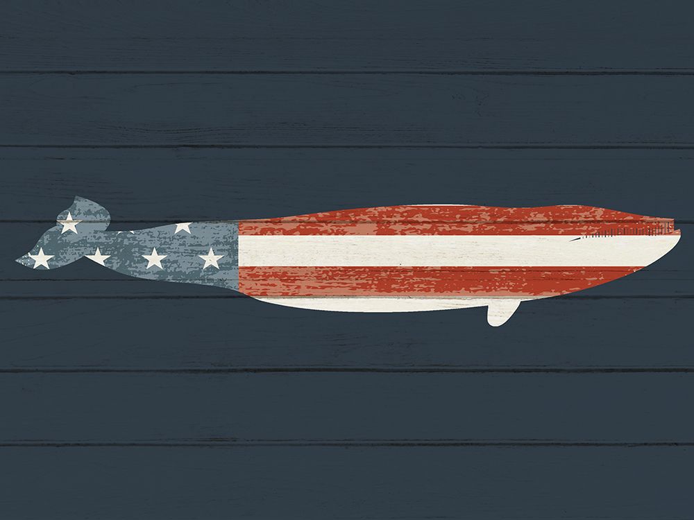 American Whale 3 art print by Kimberly Allen for $57.95 CAD