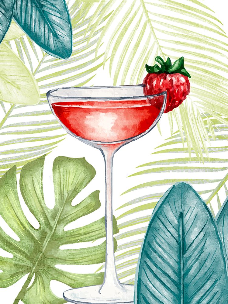 Cocktail Palms 1 art print by Kimberly Allen for $57.95 CAD