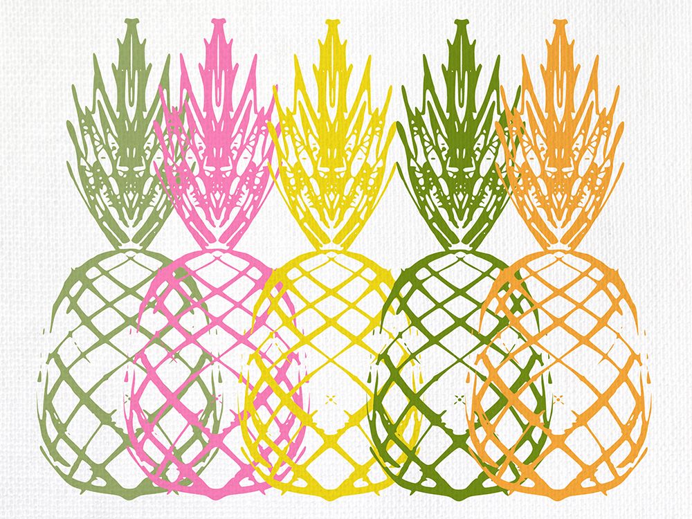 Bright Pineapple art print by Kimberly Allen for $57.95 CAD