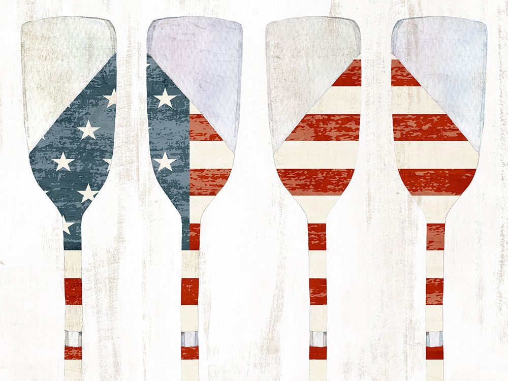 Paddle Paddle USA 1 art print by Kimberly Allen for $57.95 CAD