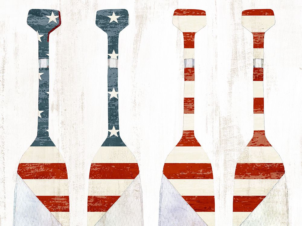 Paddle Paddle USA 2 art print by Kimberly Allen for $57.95 CAD