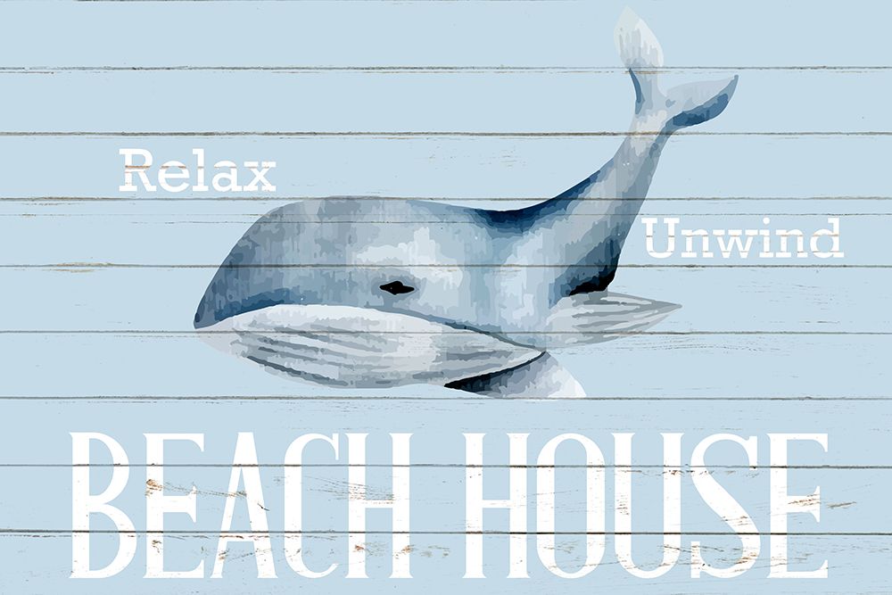 Whale Beach House art print by Kimberly Allen for $57.95 CAD
