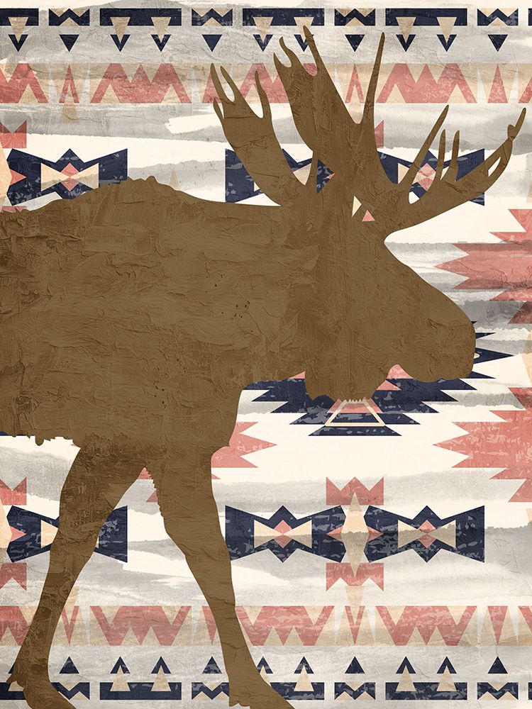 Moose Walk 1 art print by Kimberly Allen for $57.95 CAD