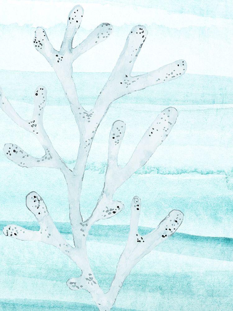 Watercolor Ombre Coral 1 art print by Kimberly Allen for $57.95 CAD