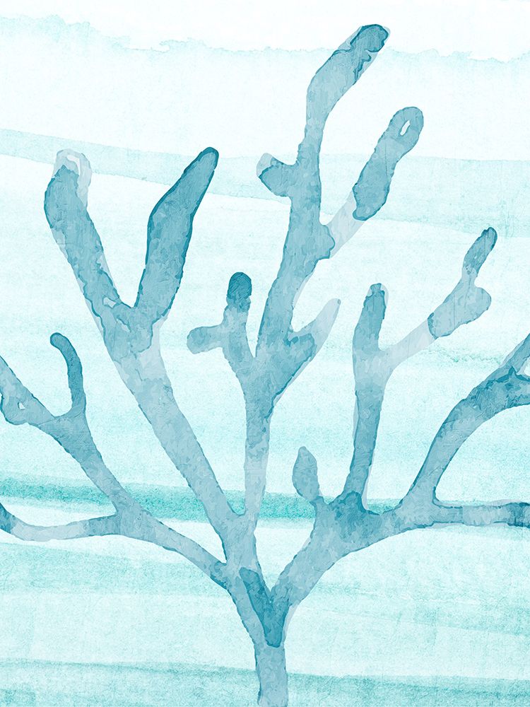 Watercolor Ombre Coral 2 art print by Kimberly Allen for $57.95 CAD