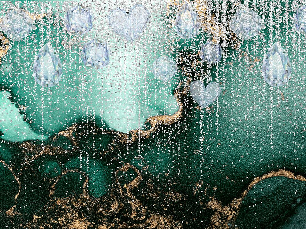 Emerald Glitter art print by Kimberly Allen for $57.95 CAD