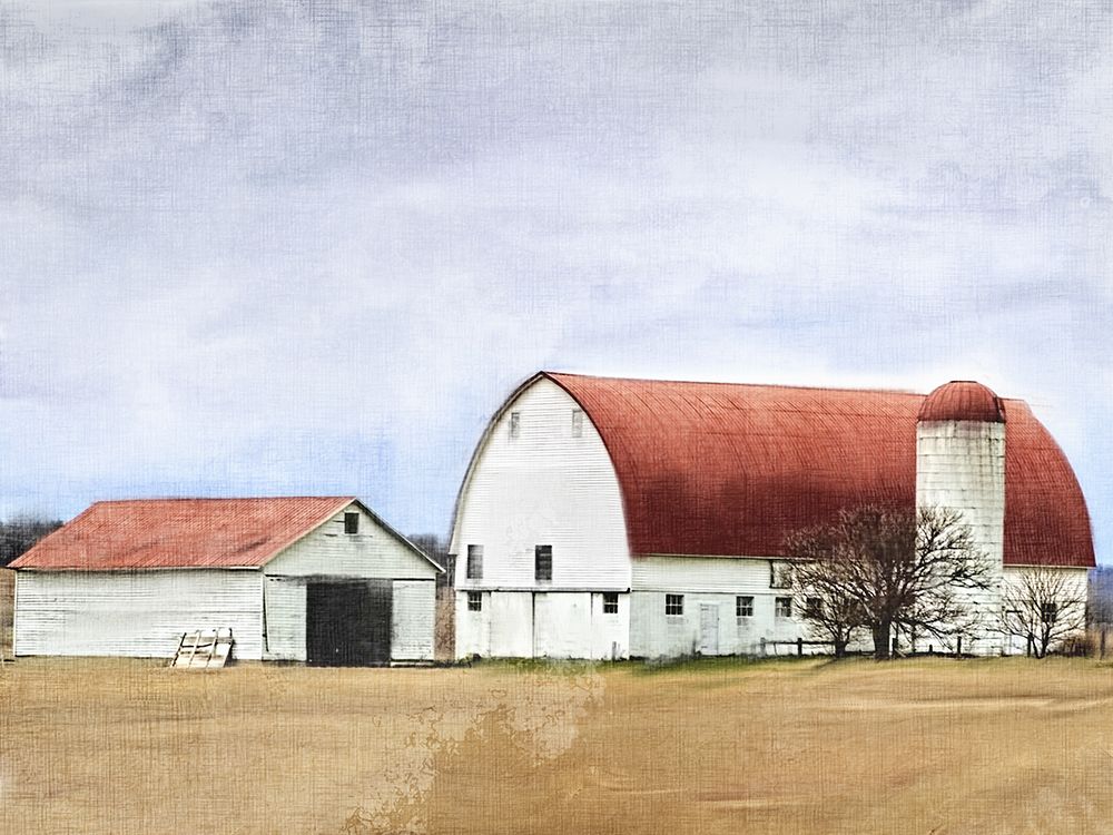 Barn Red art print by Kimberly Allen for $57.95 CAD