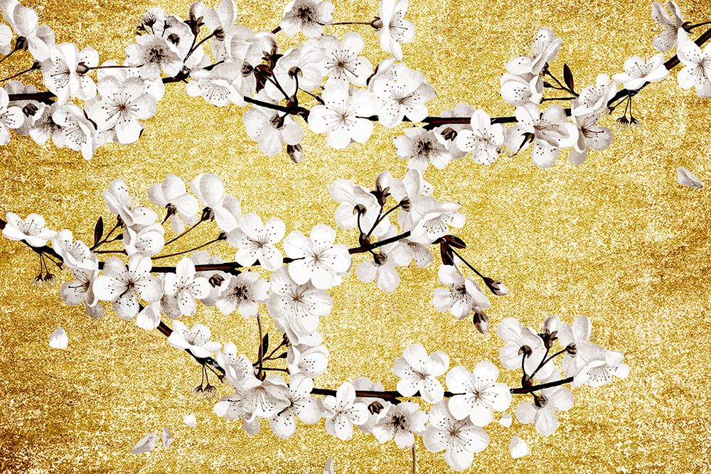 On Gold Magnolias art print by Kimberly Allen for $57.95 CAD