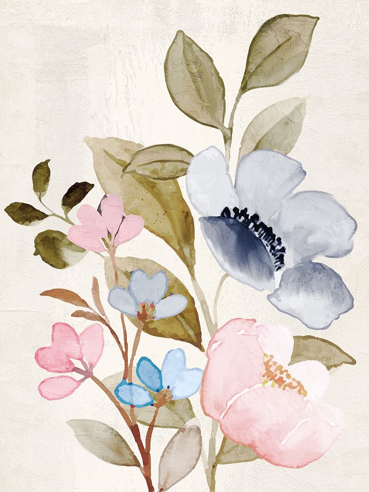 Floral Garden 1 art print by Kimberly Allen for $57.95 CAD