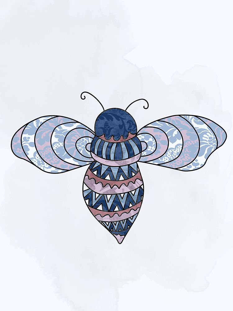 Pattern Bee 1 art print by Kimberly Allen for $57.95 CAD