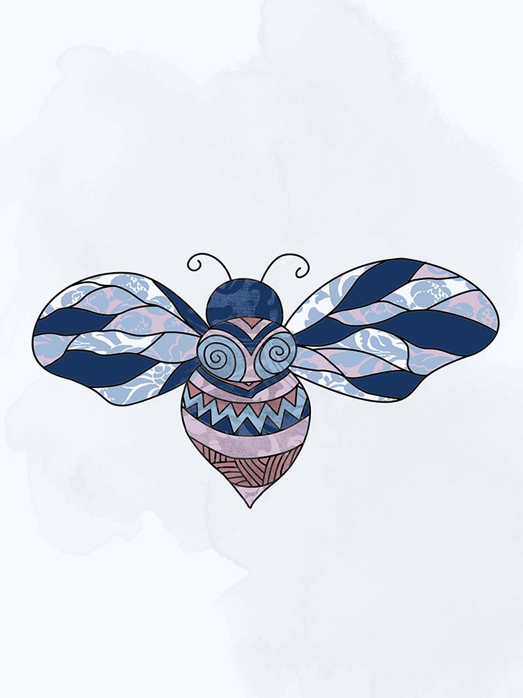 Pattern Bee 2 art print by Kimberly Allen for $57.95 CAD