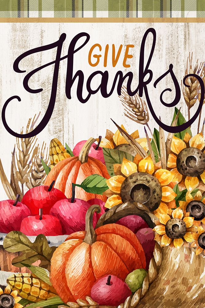 Give Thanks art print by Kimberly Allen for $57.95 CAD