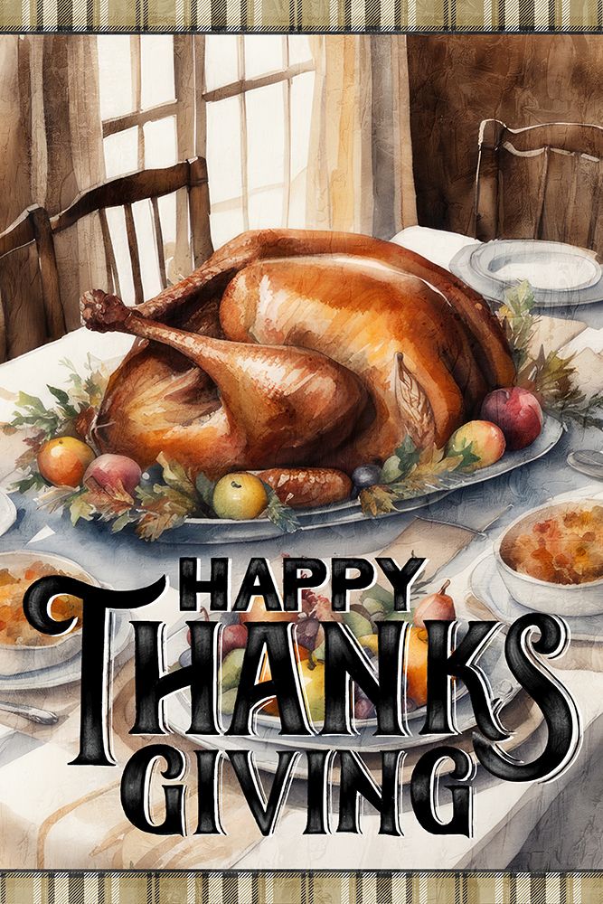 Thanksgiving Dinner art print by Kimberly Allen for $57.95 CAD