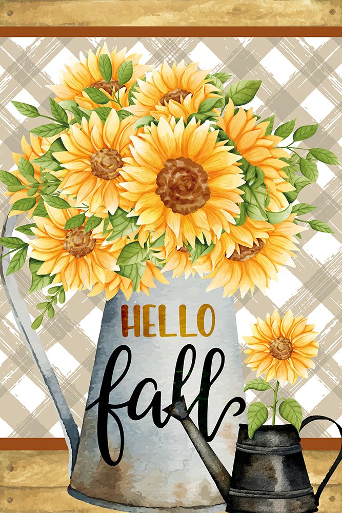 Sunflower Fall art print by Kimberly Allen for $57.95 CAD
