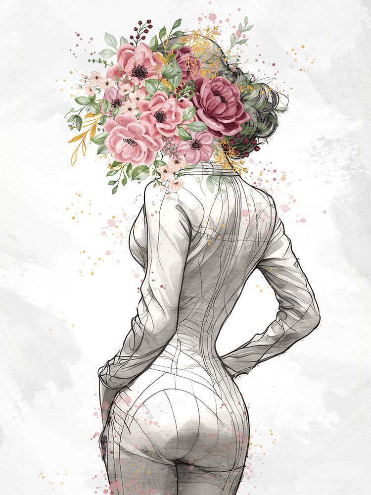 Floral Beauty 2 art print by Kimberly Allen for $57.95 CAD