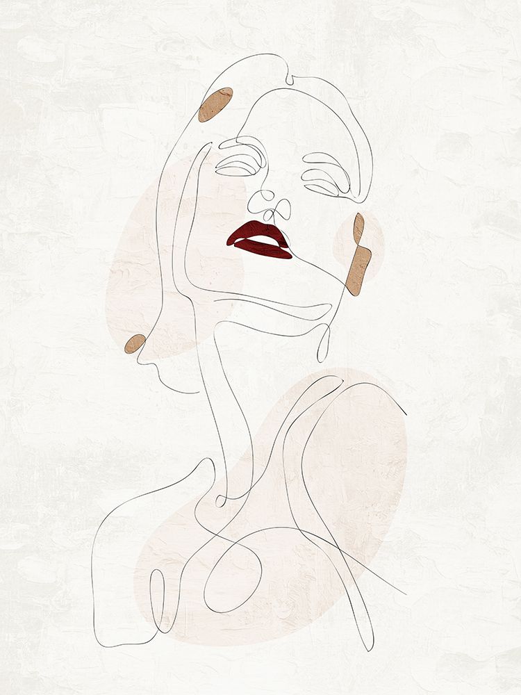Line Drawing Woman 1 art print by Kimberly Allen for $57.95 CAD