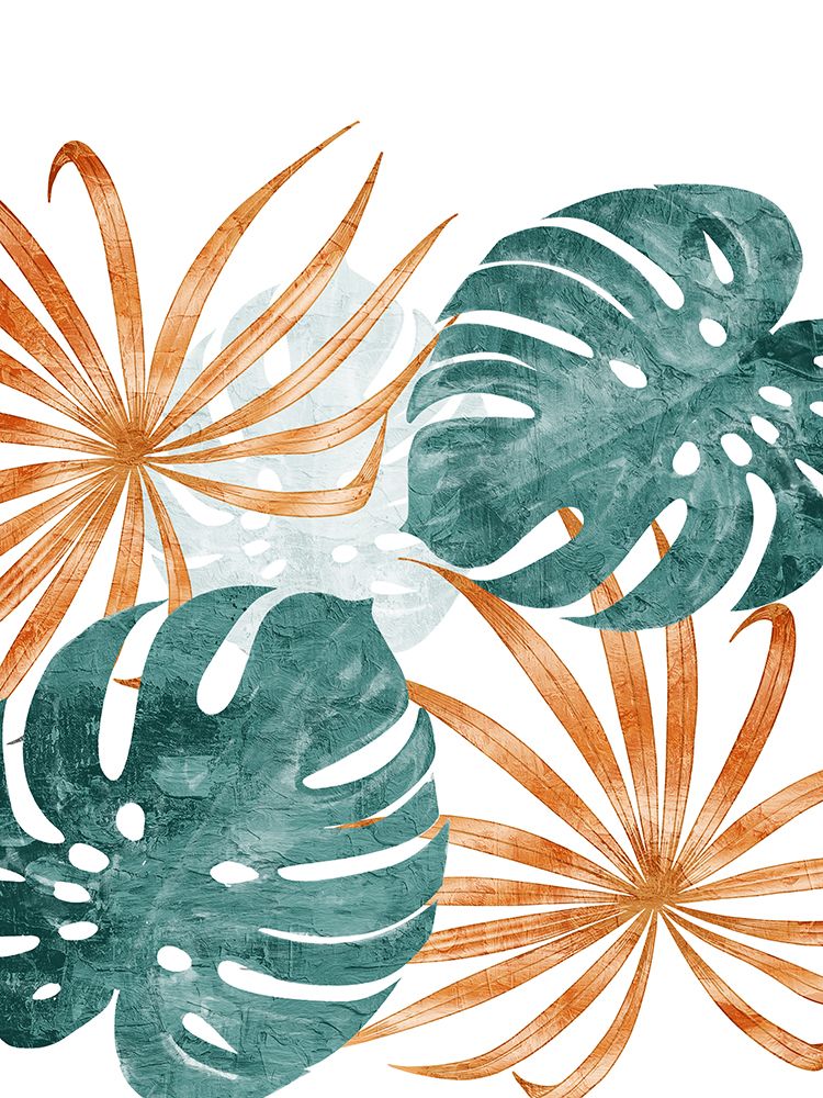 Orange And Green Palms 2 art print by Kimberly Allen for $57.95 CAD