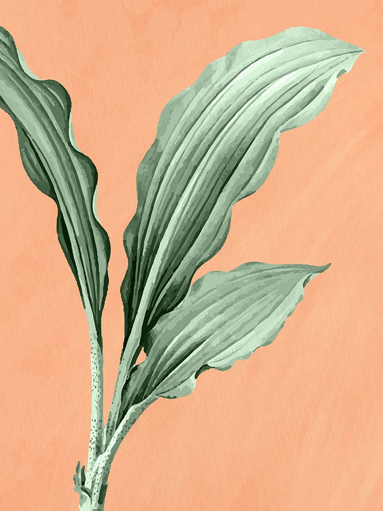 Palm On Orange 1 art print by Kimberly Allen for $57.95 CAD