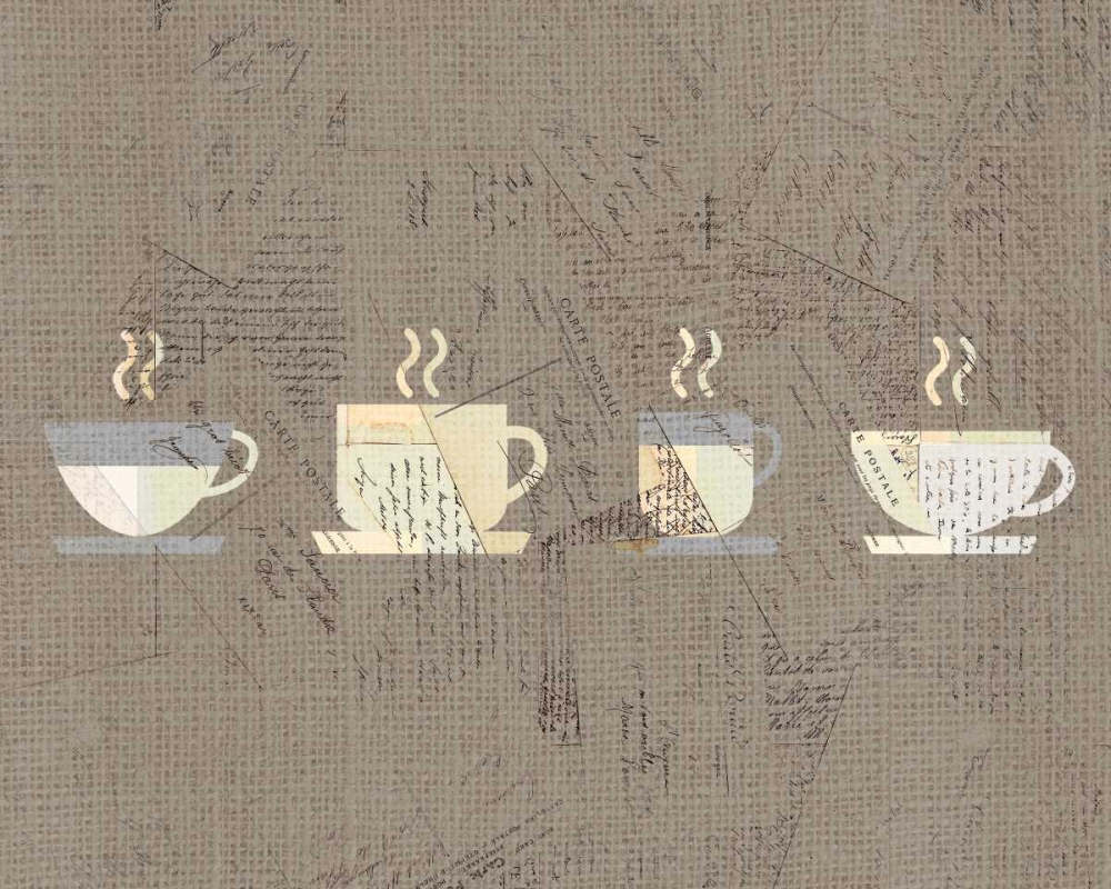 Postcard Coffee 2 art print by Kimberly Allen for $57.95 CAD