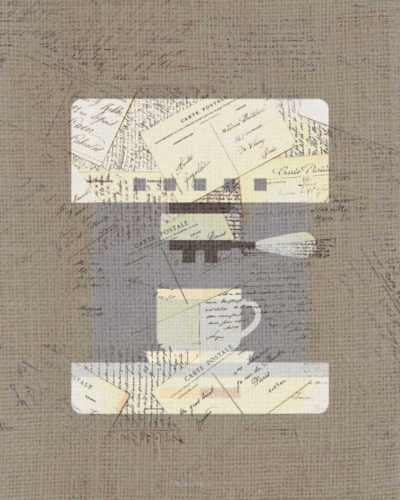 Postcard Coffee 3 art print by Kimberly Allen for $57.95 CAD