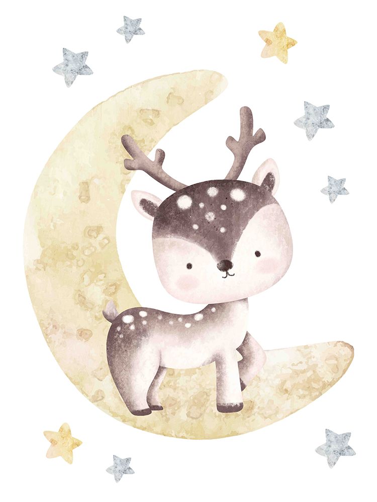 Woodland Moon 1 art print by Kimberly Allen for $57.95 CAD