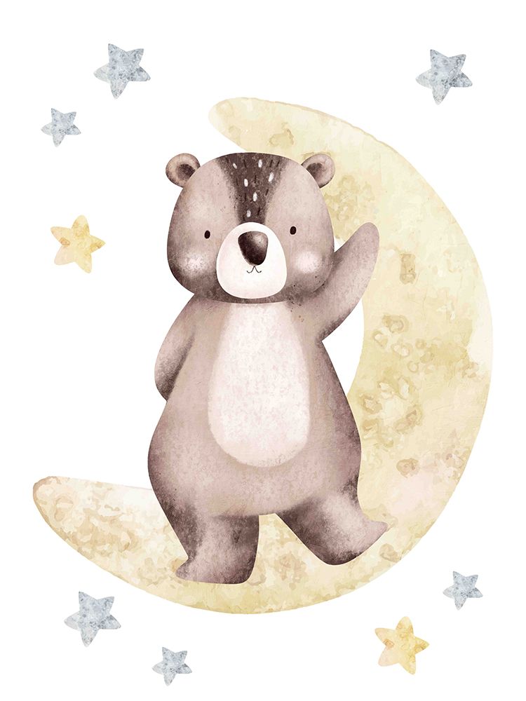Woodland Moon 3 art print by Kimberly Allen for $57.95 CAD