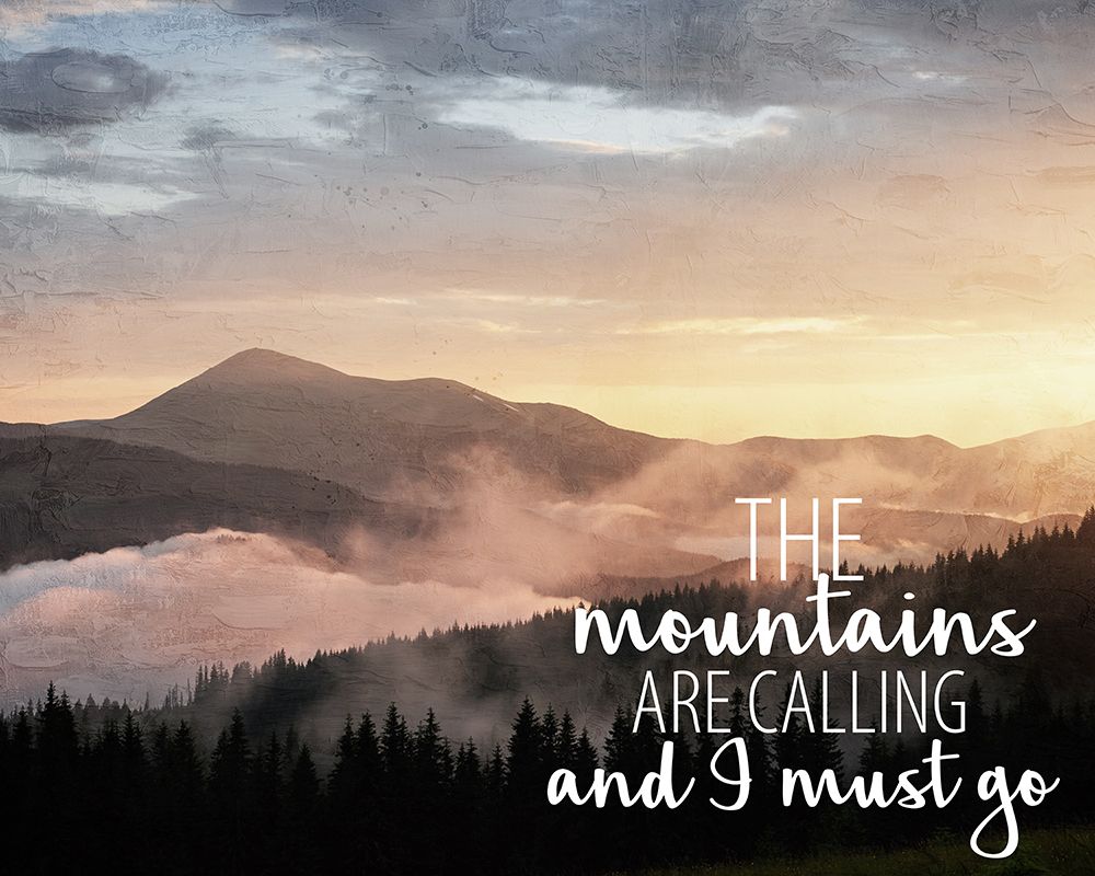 Mountains I Must Go art print by Kimberly Allen for $57.95 CAD