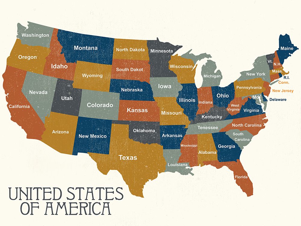 United States art print by Kimberly Allen for $57.95 CAD