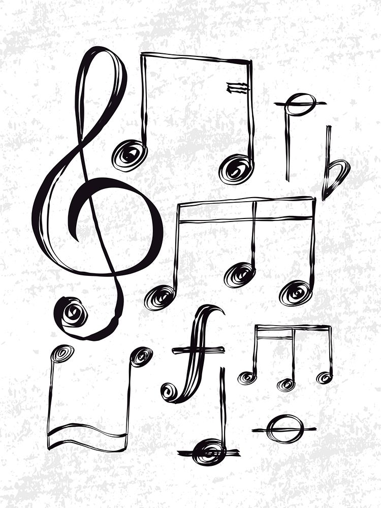 Doodle Notes 1 art print by Kimberly Allen for $57.95 CAD