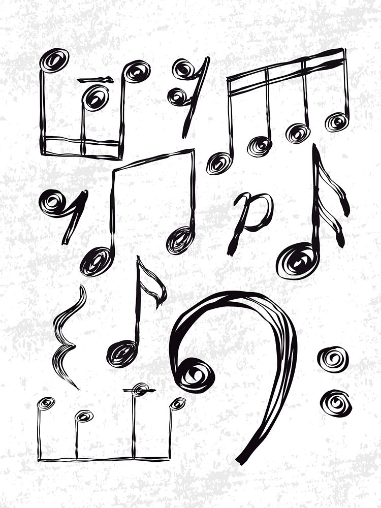 Doodle Notes 2 art print by Kimberly Allen for $57.95 CAD