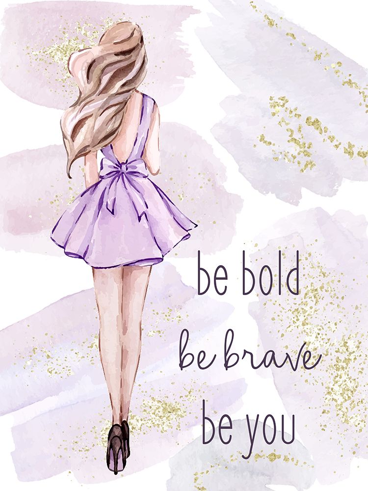 Purple Fashion 1 art print by Kimberly Allen for $57.95 CAD