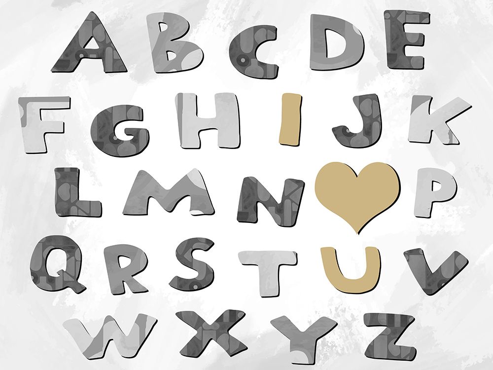 ABC I Love You art print by Kimberly Allen for $57.95 CAD