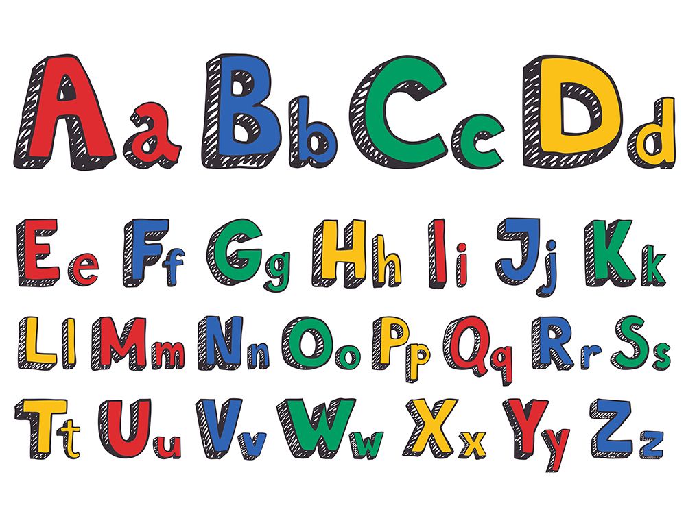 Upper Case Lower Case art print by Kimberly Allen for $57.95 CAD