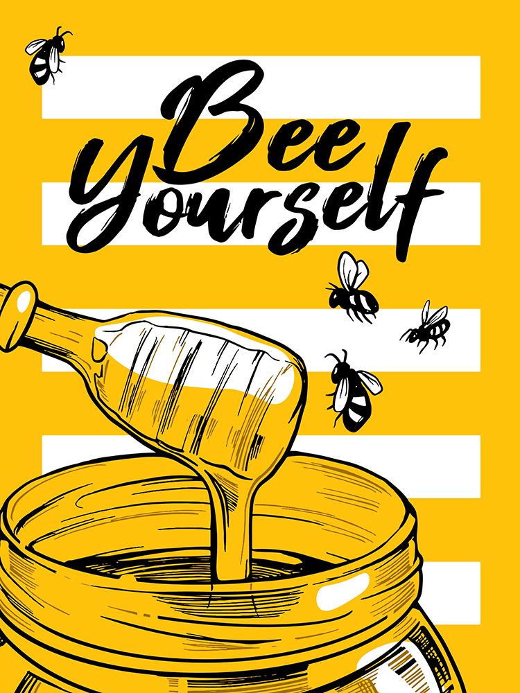 Bee Poster 3 art print by Kimberly Allen for $57.95 CAD