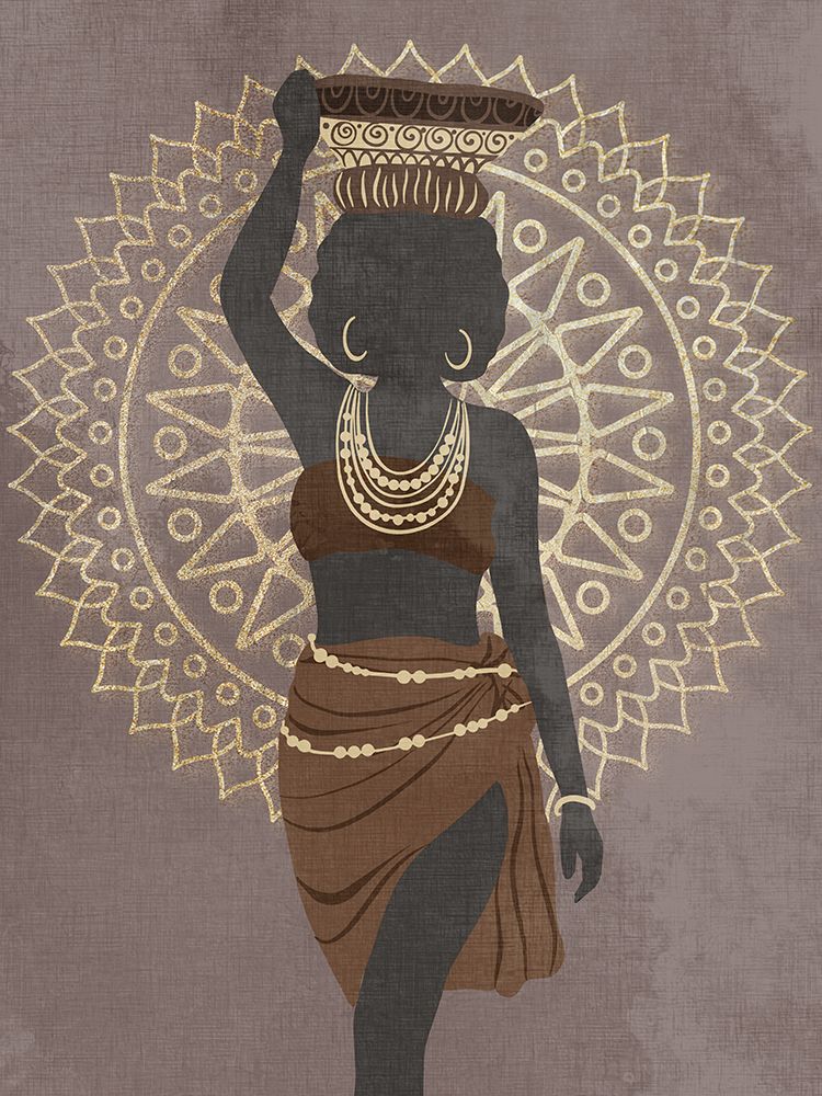 Medallion Woman 1 art print by Kimberly Allen for $57.95 CAD