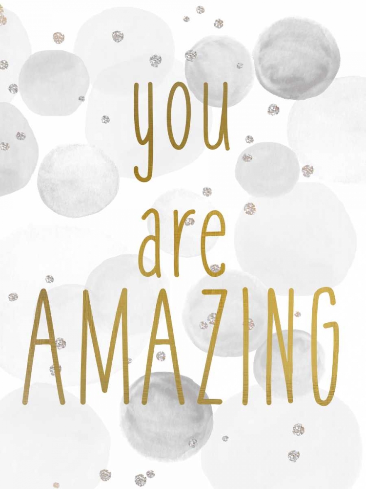 You Are Amazing BW art print by Kimberly Allen for $57.95 CAD
