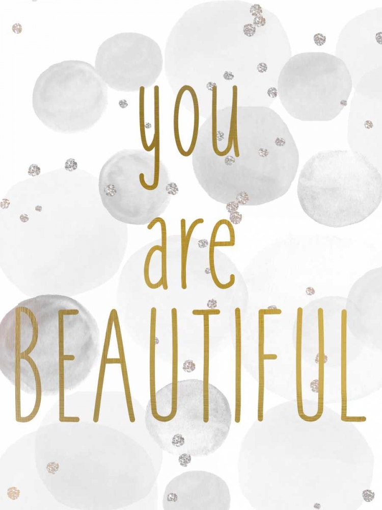 You Are Beautiful BW art print by Kimberly Allen for $57.95 CAD