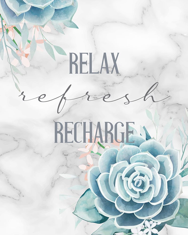 Relax Recharge 1 art print by Kimberly Allen for $57.95 CAD