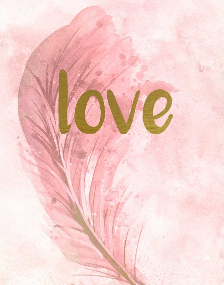 Pink Feathered 3 art print by Kimberly Allen for $57.95 CAD