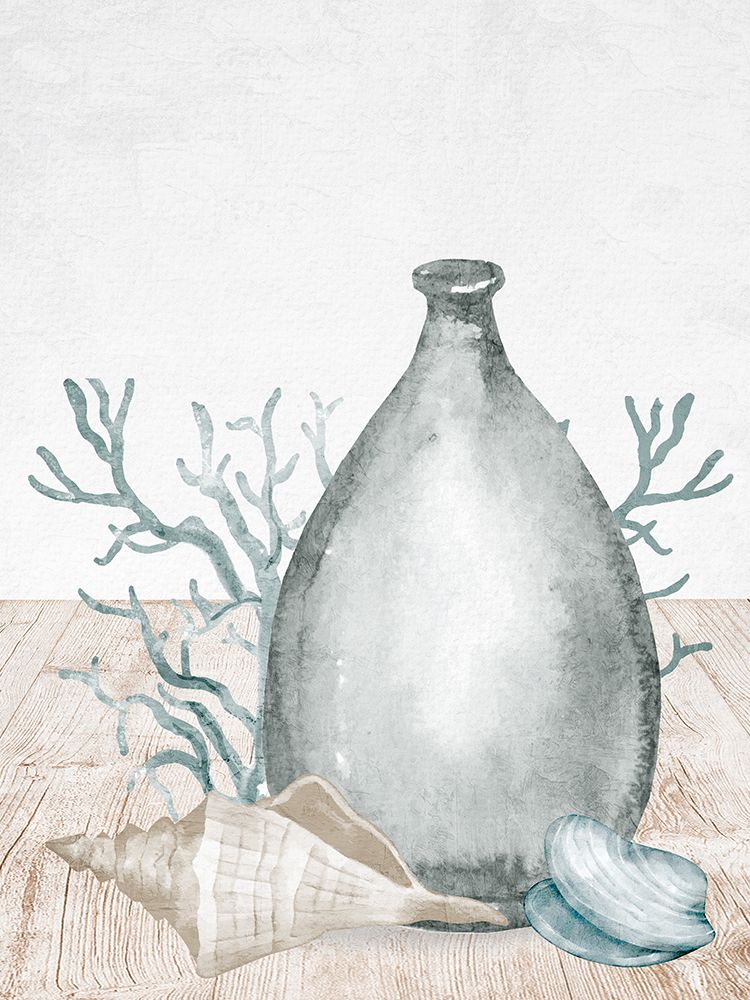 Sea Glass Shells 2 V2 art print by Kimberly Allen for $57.95 CAD