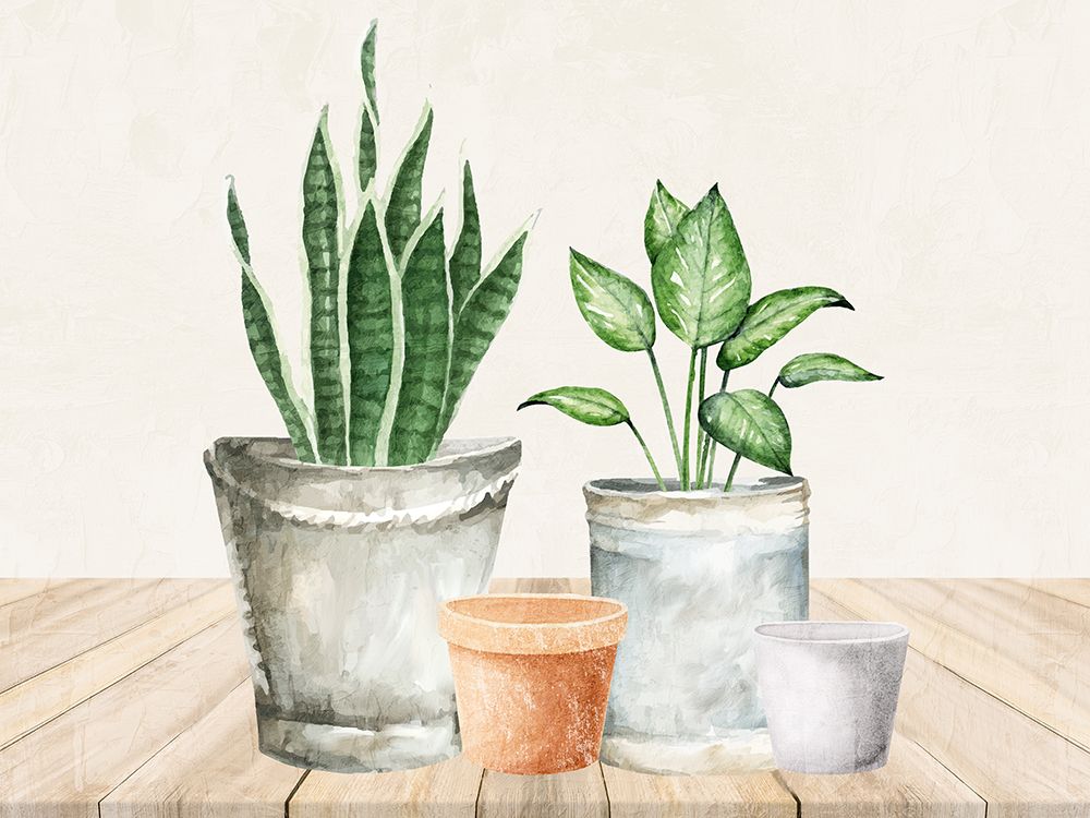 Tin Greens 1 art print by Kimberly Allen for $57.95 CAD