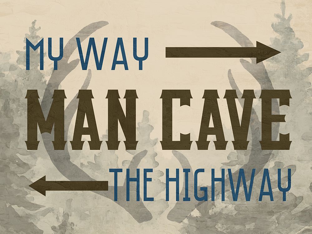 My Way Man Cave art print by Kimberly Allen for $57.95 CAD