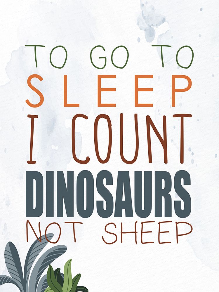 I Count Dinosaurs 1 art print by Kimberly Allen for $57.95 CAD