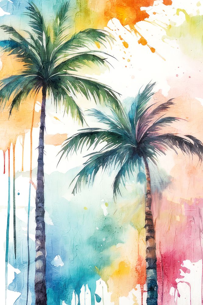 Palm Splash 1 art print by Kimberly Allen for $57.95 CAD